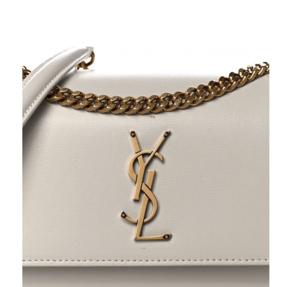 SAINT LAURENT Medium Monogram Sunset Crema Soft - Picture 6 of 9